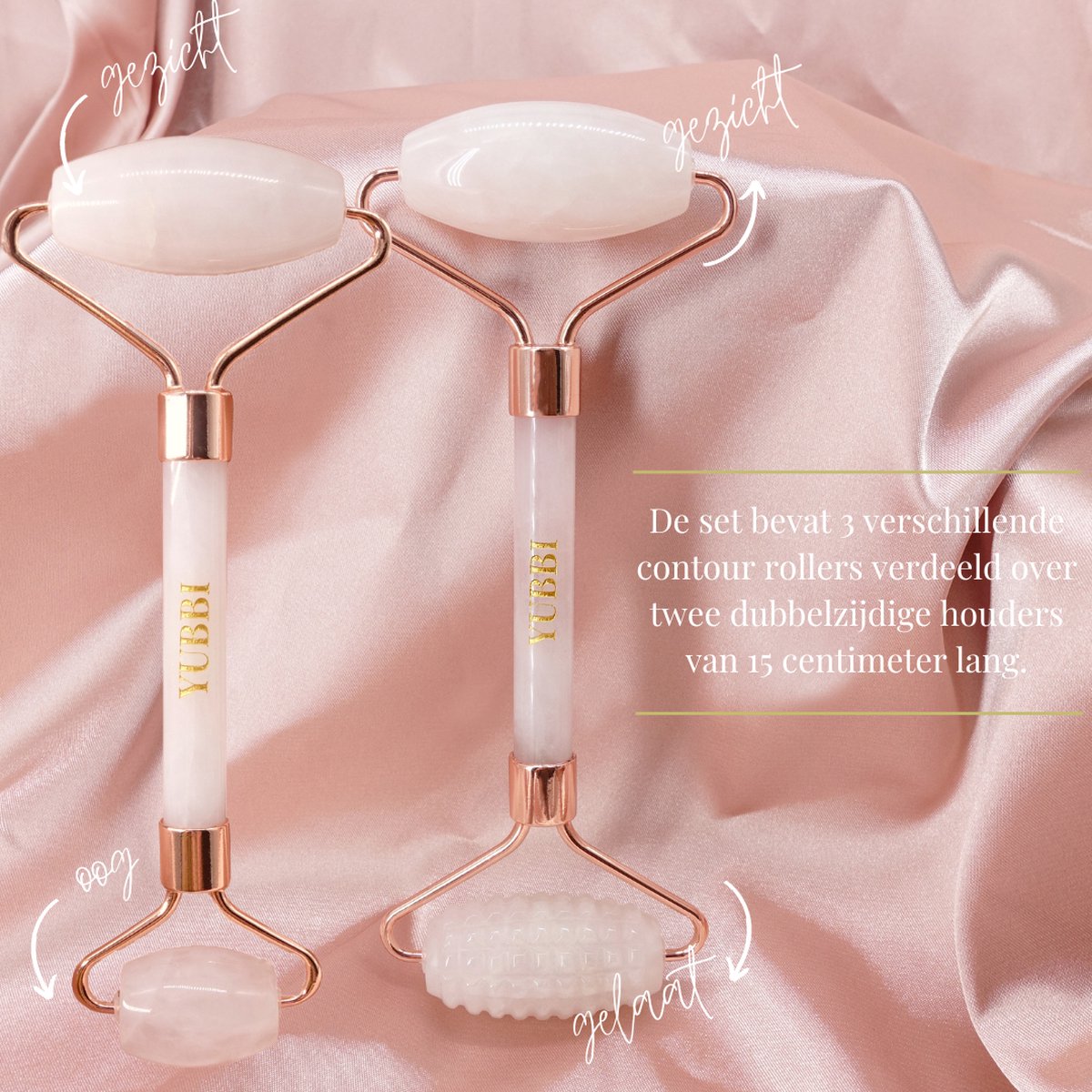 Gua Sha Set Rozenkwarts