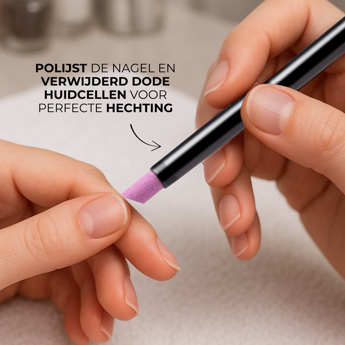 Nagelriem Verwijderaar 10 Stuks Zwart