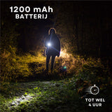 Zaklamp 8W 1200mAh 2 Stuks