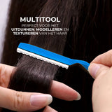 Uitdun Kappersmes Blauw Inclusief 10 Navulmesjes