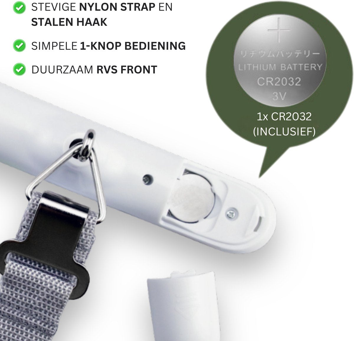 Digitale Bagageweegschaal met Strap