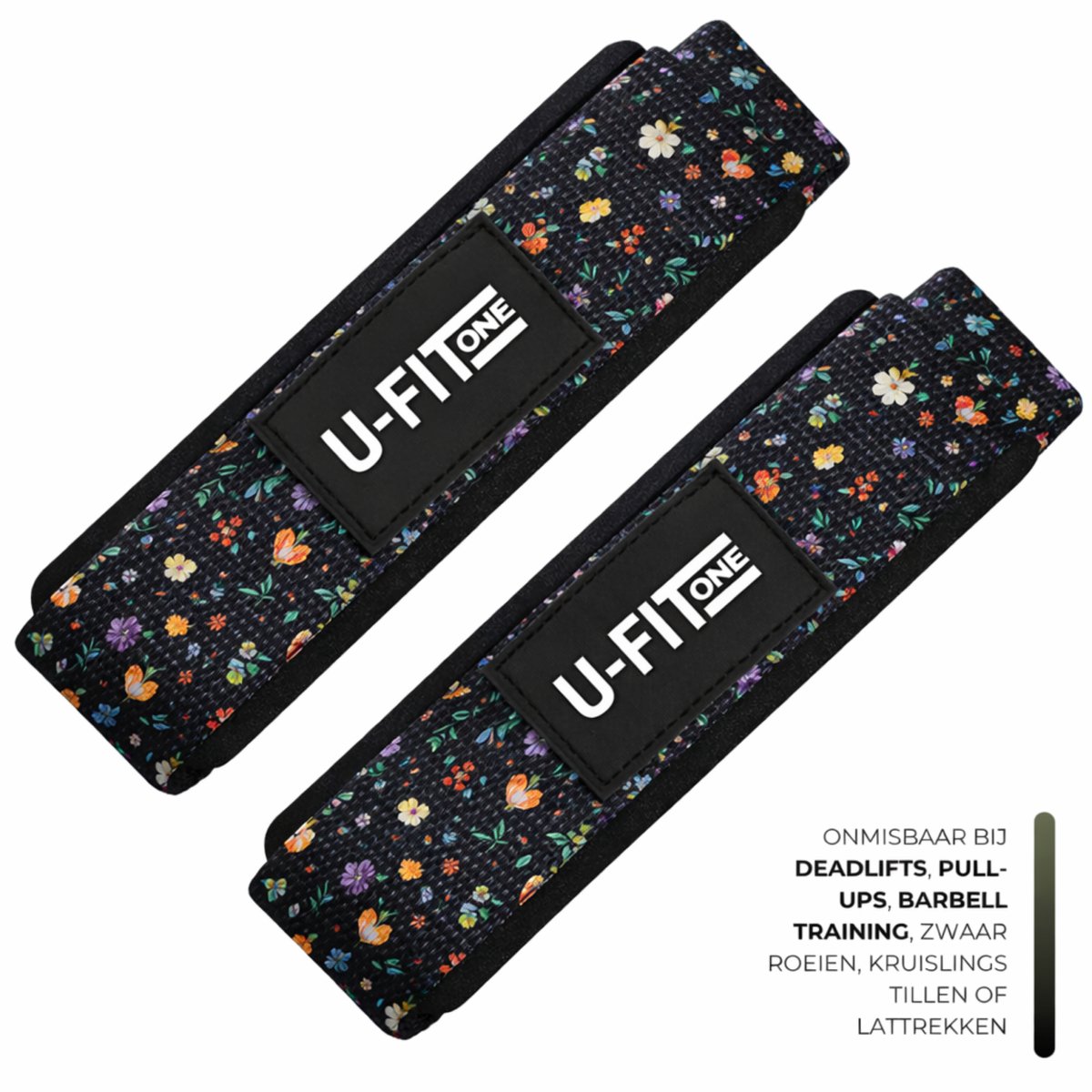 Lifting Straps Zwart Bloem