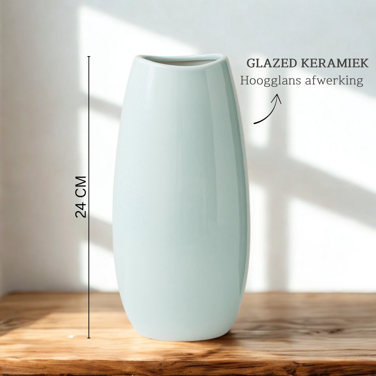 Keramieke Vazen Set Klein 3 Stuks Groen