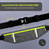 Running belt 60 tot 116 cm Grijs
