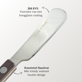 Smeermesjes 6 Stuks Walnut