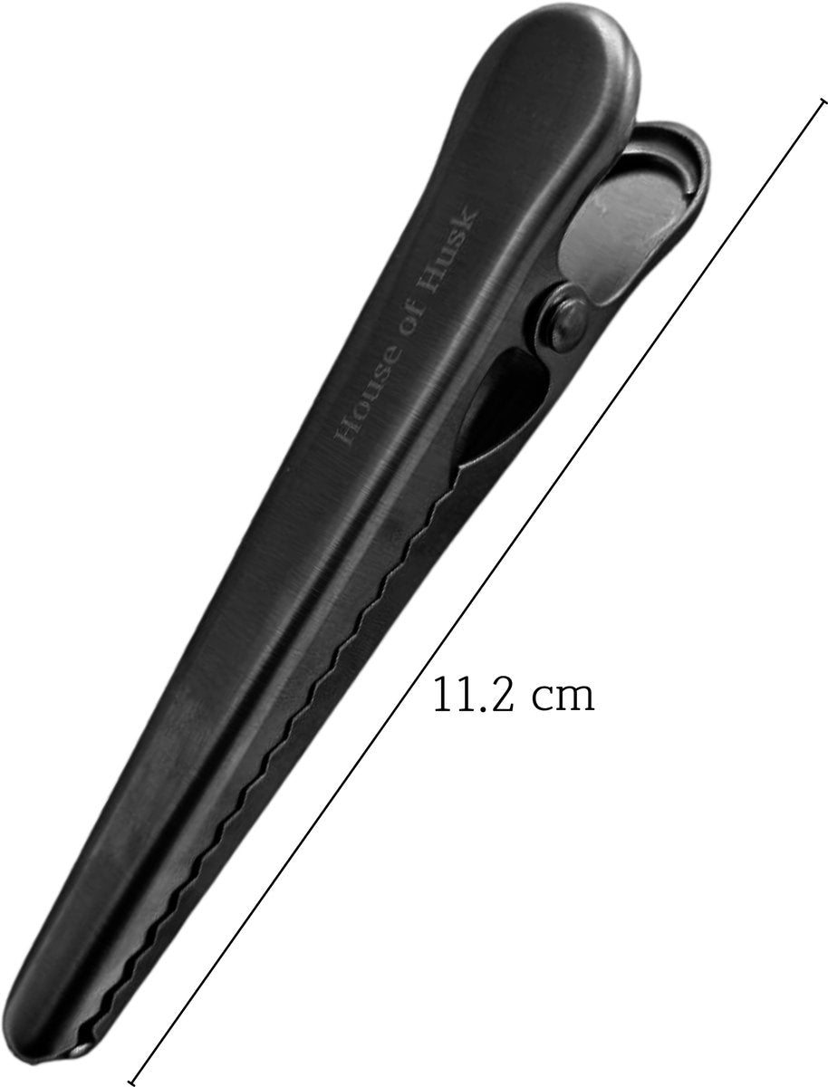 Vershoudclips Zwart 112mm 8 Stuks