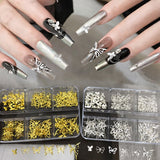 Nagel 3D Vlinder Glitter Set