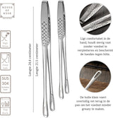 Vleestang Set Zilver