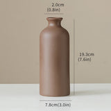 Keramieke Vazen Set Klein 4 Stuk Bruin