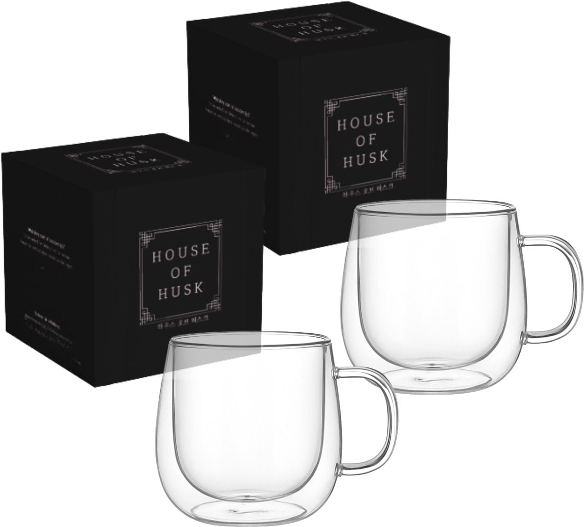 Dubbelwandige Glazen met Oor 250ml