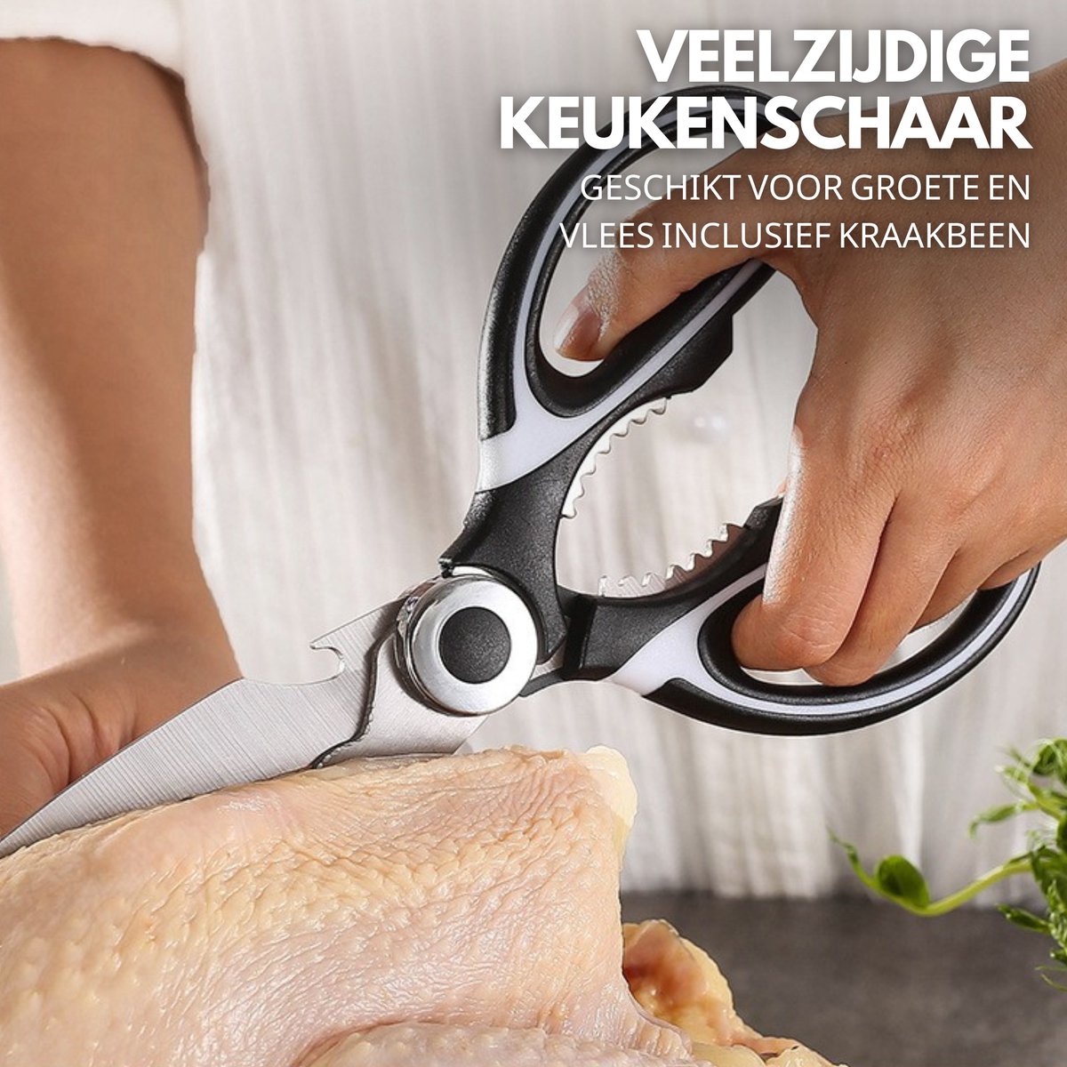Professionele Keukenschaar Zwart