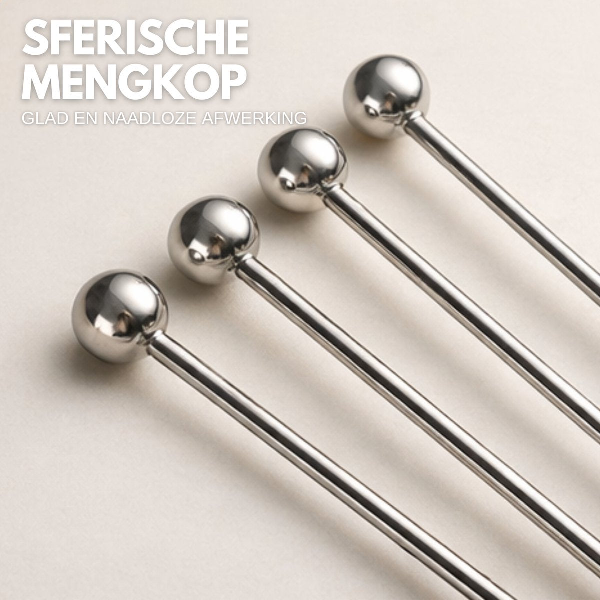 Longdrinklepels 22cm Zilver 6 Stuks