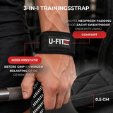 3 in 1 Lifting Straps Zwart