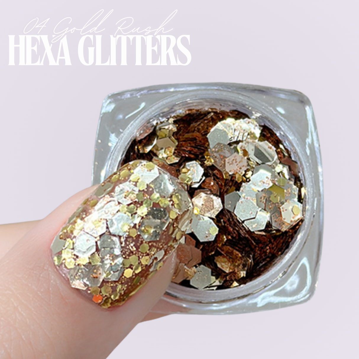 Hexa Glitter Set 12 Stuks