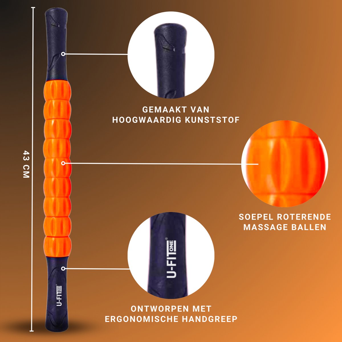 Massage roller 43cm