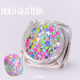 Holo Glitter Set 12 Stuks