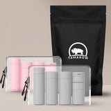 2 Sets Reisflesjes met Etui