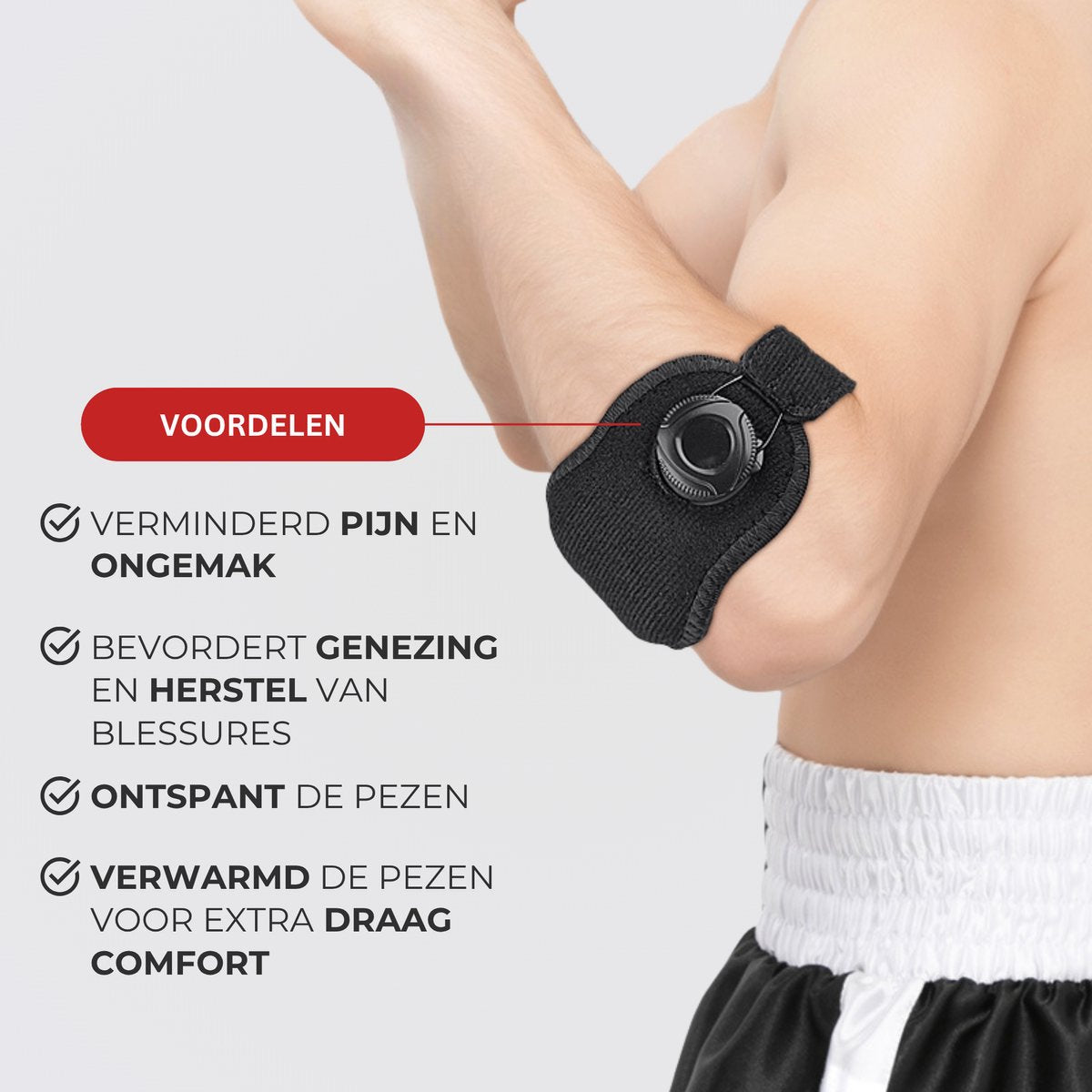 Aanpasbare Elleboog Brace 1 Stuk Zwart