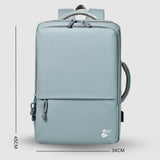 Laptop Rugzak USB 17inch 30L Licht Blauw