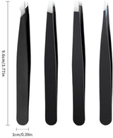 Epileer Pincet Zwart Set