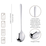 Koffielepels 12cm Zilver 12 Stuks