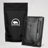 Paspoort Hoesje met Kaarthouder Zwart