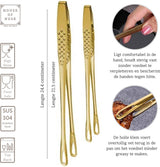 Vleestang Set Goud