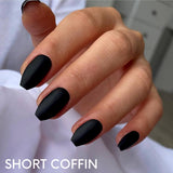 YUBBI Soft Gel Tips Short Coffin 550 Stuks