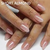 YUBBI Soft Gel Tips Short Almond 550 Stuks