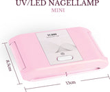 Opvouwbare Mini UV LED Nagellamp