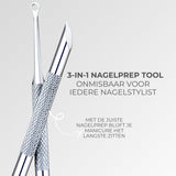 3-in-1 Nagelvijl en Prep Tool Set
