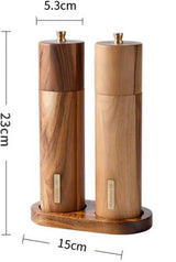 Peper- en Zoutmolen Gold Plate Cylinder