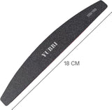 Zebra Nagelvijl Zwart Maan 20 Stuks