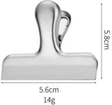 Vershoudclips Zilver 56mm 8 Stuks