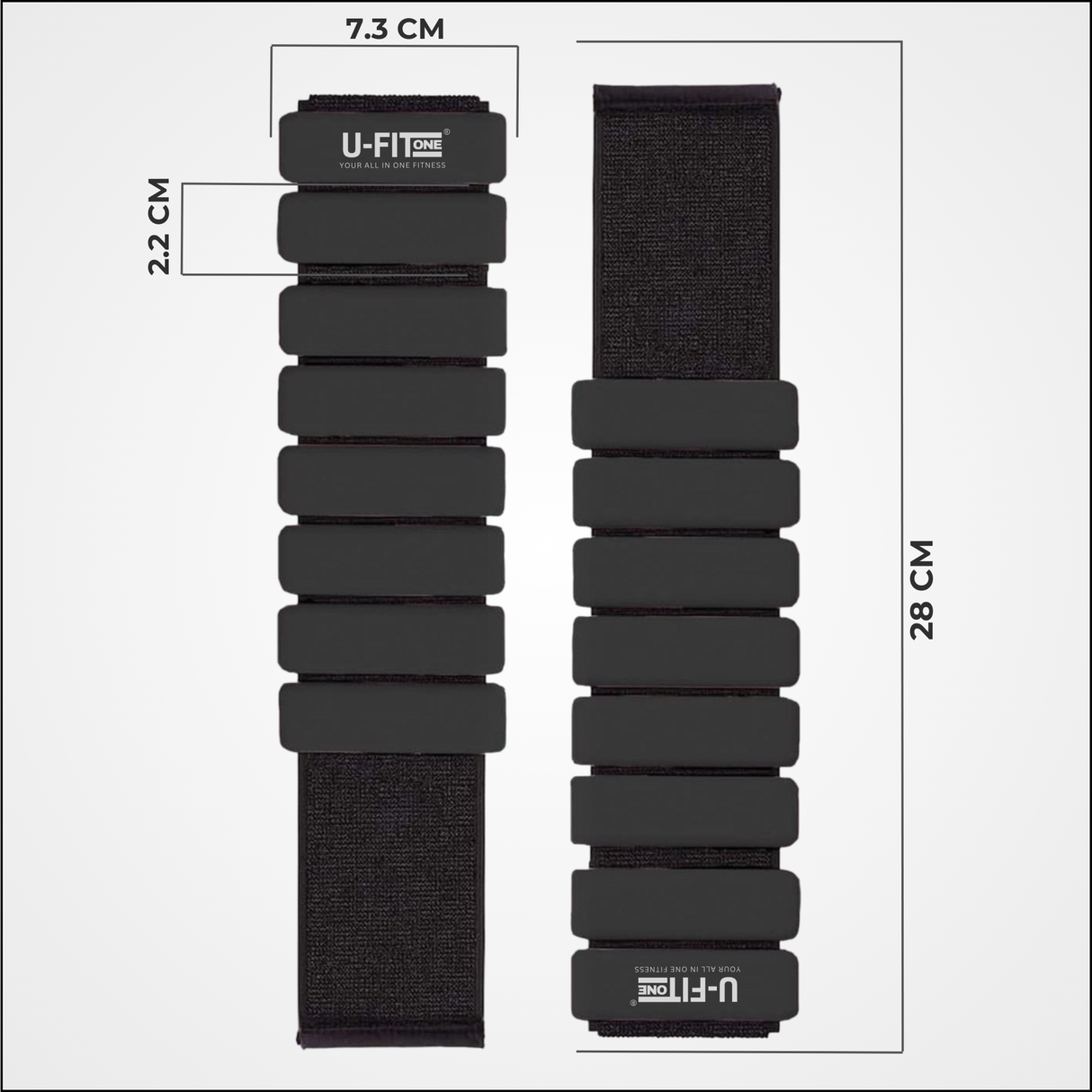 Enkel-Polsgewichten 1KG x 2 Stuks