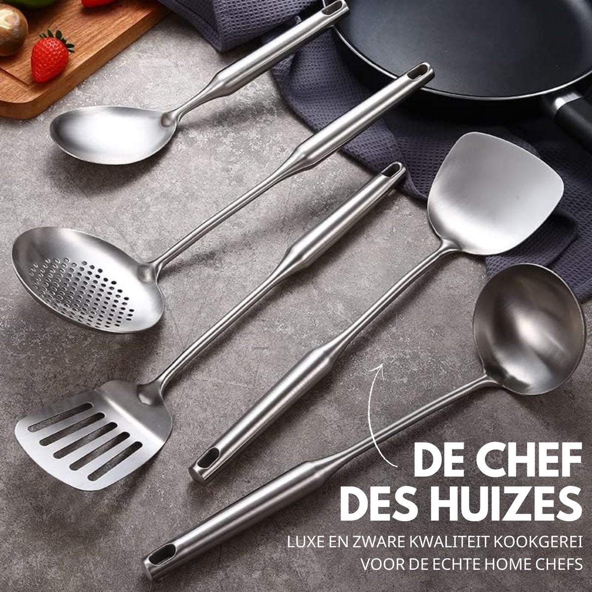 RVS Kookgerei Set