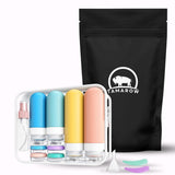 Luxe Siliconen Reisflesjes Set Pastel