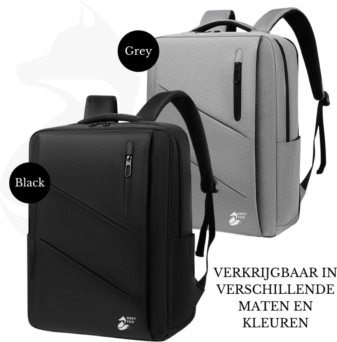 Laptop Rugzak 17.3 inch 31L Grijs