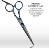Kappersscharen Set 10-delig Zwart-Blauw