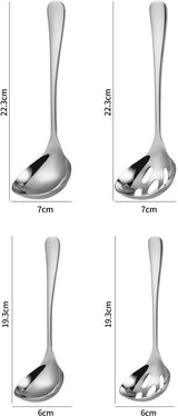 Soeplepel Mix Set 22.3cm - Ø7cm Zilver