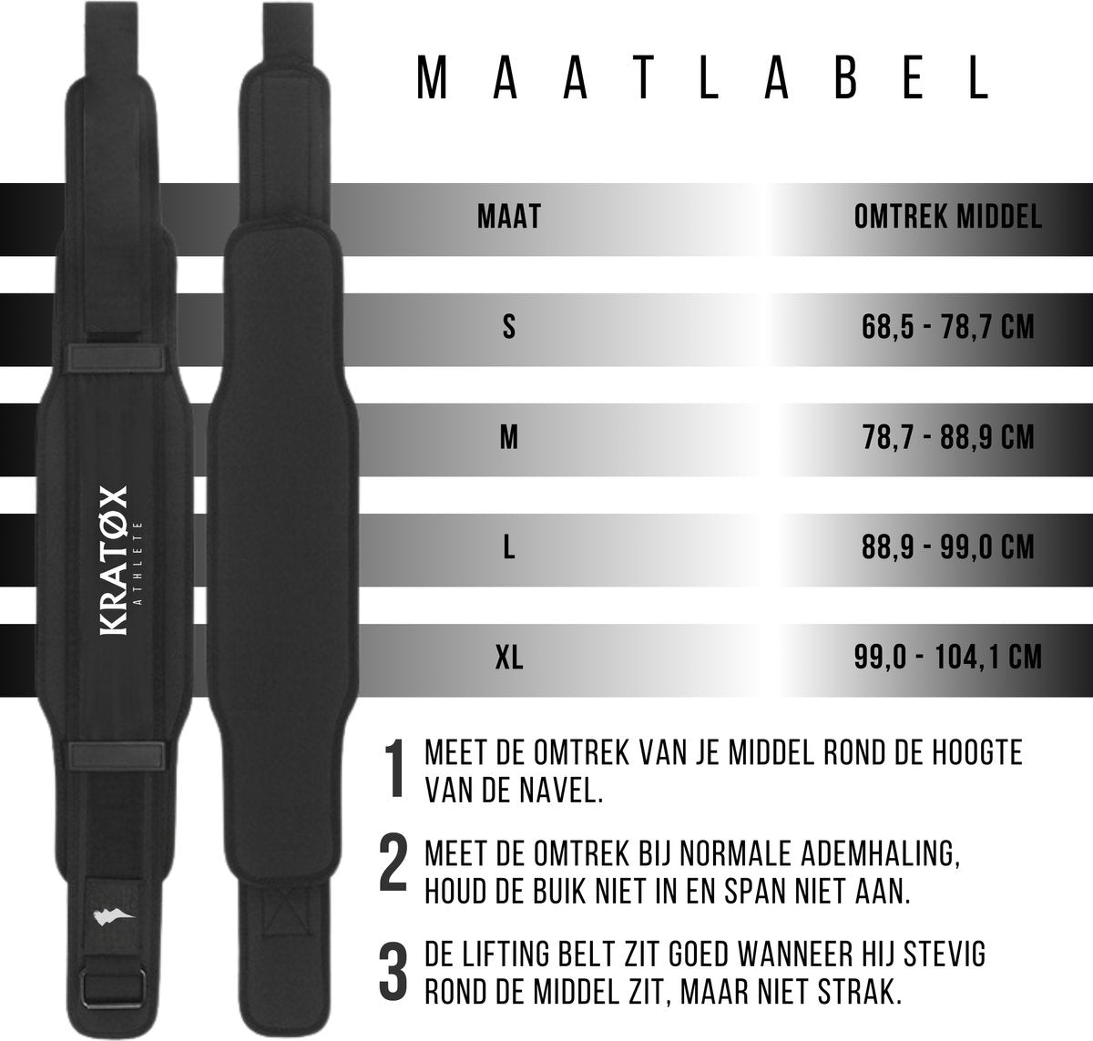 Lifting Belt Zwart