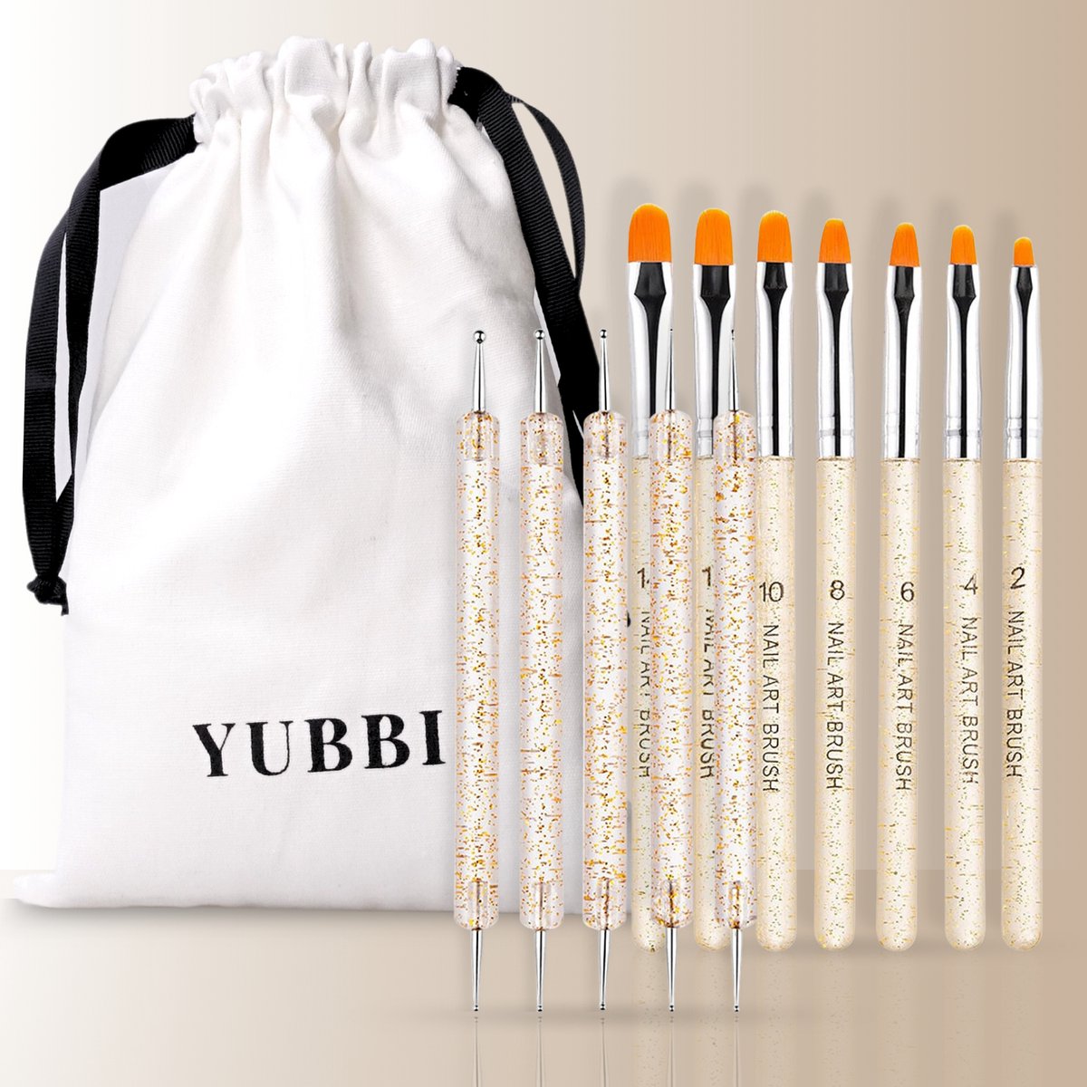 12 delige Nail Art Penselen Set