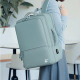Laptop Rugzak USB 17inch 30L Licht Blauw