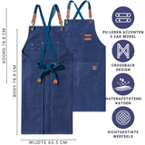Werkschort Blauw