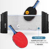 Tafeltennis Set 4 Stuks 3 Star + 30ballen + Net