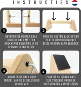 Parallettes Hout 30cm Push up Bars