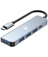 5-in-1 Netwerk/USB Hub