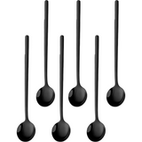 Theelepels 15cm Zwart 6 Stuks