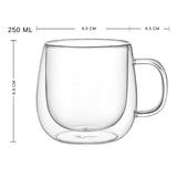 Dubbelwandige Glazen met Oor 250ml